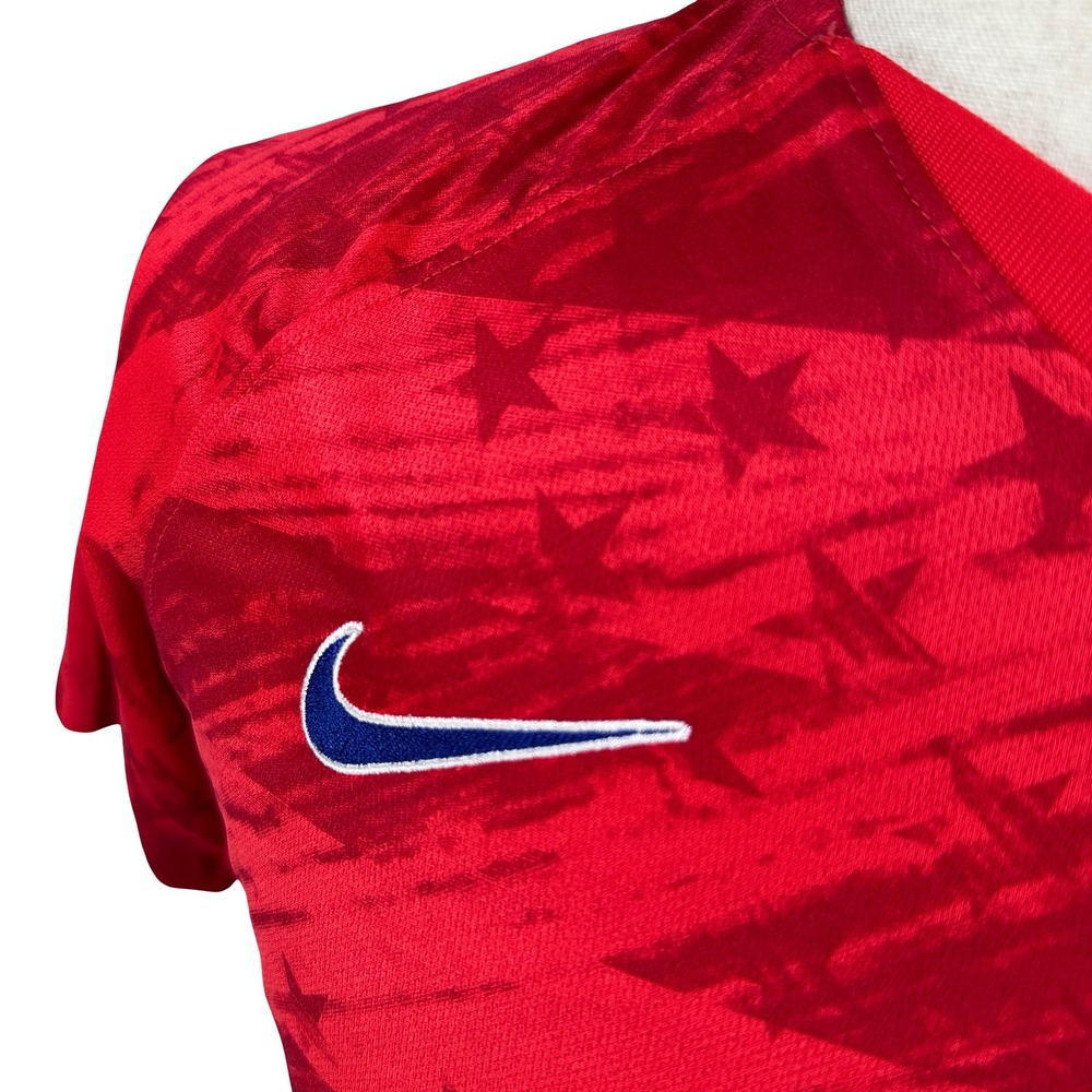 Nike USWNT Team USA National Team Women's Red Stars and Stripes Soccer Jersey - Picture 2 of 11